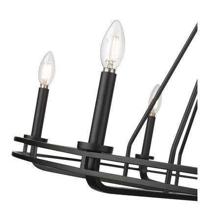 Millennium Lighting Jody 6Lt 33" Chandelier, Black