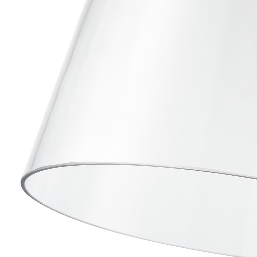Millennium Lighting Maccan 1Lt 12" Pendant, Vintage Brass/Clear