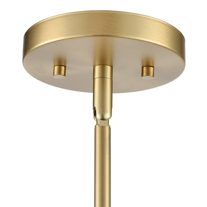 Millennium Lighting Maccan 1Lt 12" Pendant, Vintage Brass/Clear