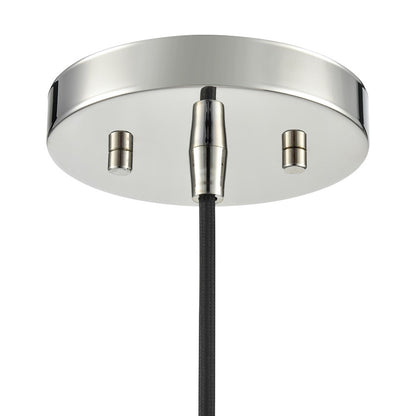 Millennium Lighting Khrisa 1Lt 15" Pendant, PN/Clear Hammered