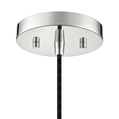 Millennium Lighting Khrisa 1Lt 16" Pendant, PN/Clear Hammered