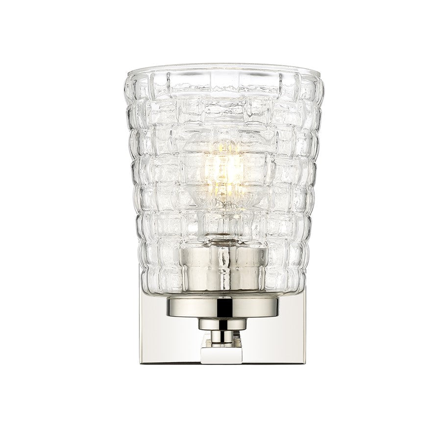 Millennium Lighting Saben 1Lt Wall Sconce, Polished Nickel - 22101-PN
