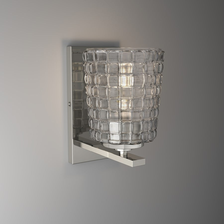 Millennium Lighting Saben 1Lt Wall Sconce, Polished Nickel
