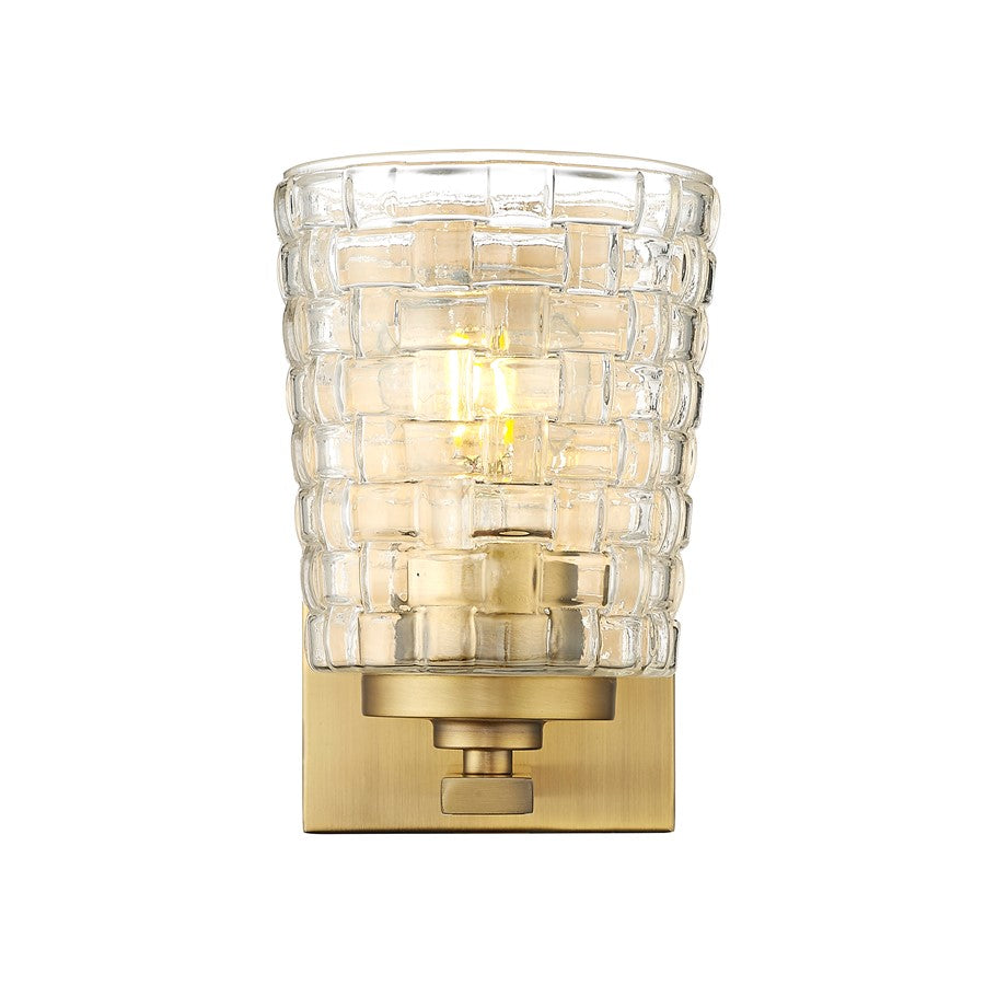 Millennium Lighting Saben 1Lt Wall Sconce, Vintage Brass - 22101-VB