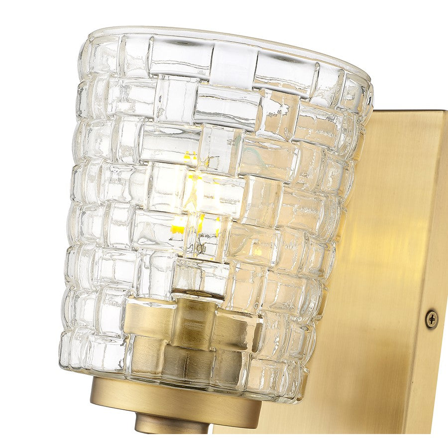 Millennium Lighting Saben 1Lt Wall Sconce, Vintage Brass