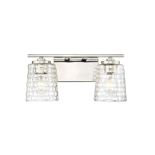 Millennium Lighting Saben 2Lt Vanity, Polished Nickel - 22102-PN
