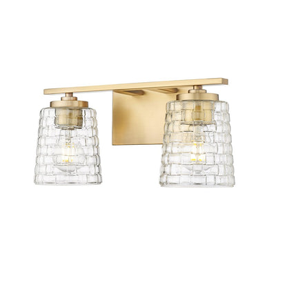 Millennium Lighting Saben 2Lt Vanity, Vintage Brass