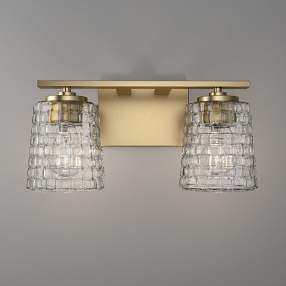Millennium Lighting Saben 2Lt Vanity, Vintage Brass