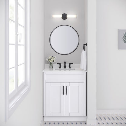 Millennium Lighting Trumann 1Lt 18" LED Vanity, Black