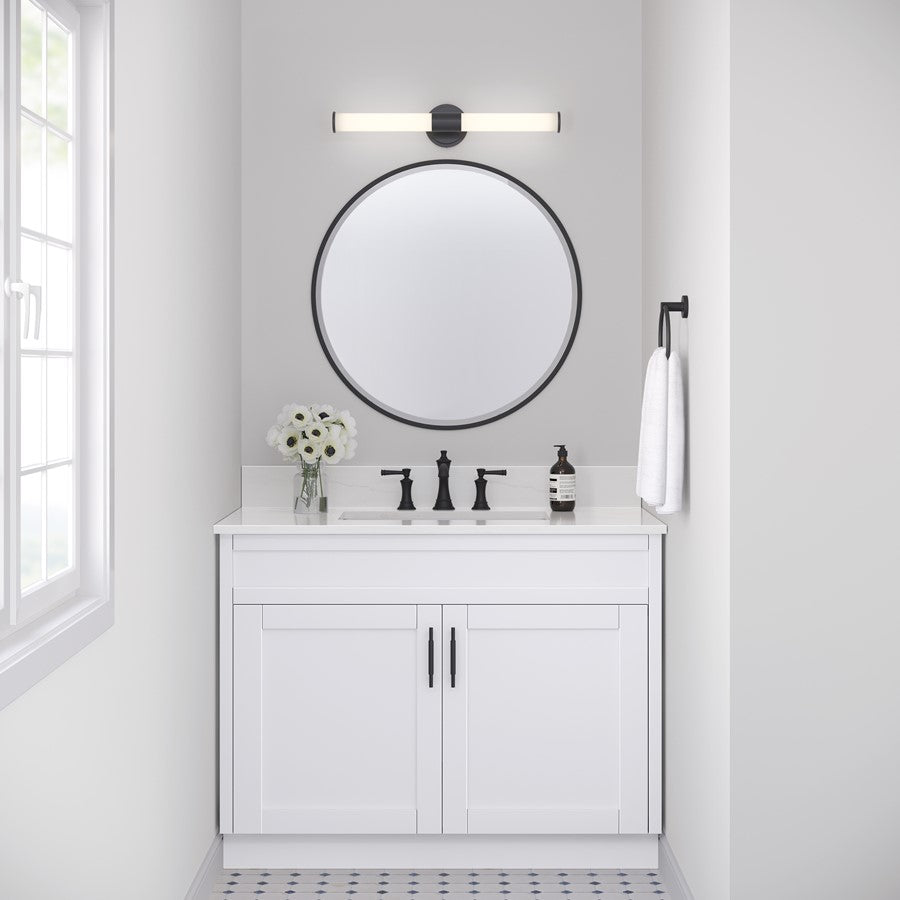 Millennium Lighting Trumann 1Lt 24" LED Vanity, Black