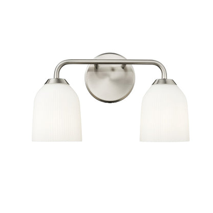 Millennium Lighting Norah 2Lt Vanity, Brushed Nickel - 22302-BN