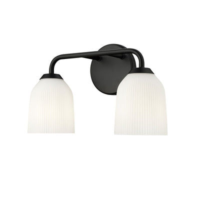 Millennium Lighting Norah 2Lt Vanity, Black