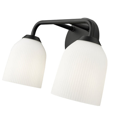 Millennium Lighting Norah 2Lt Vanity, Black