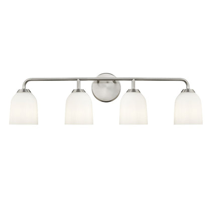 Millennium Lighting Norah 4Lt Vanity, Brushed Nickel - 22304-BN