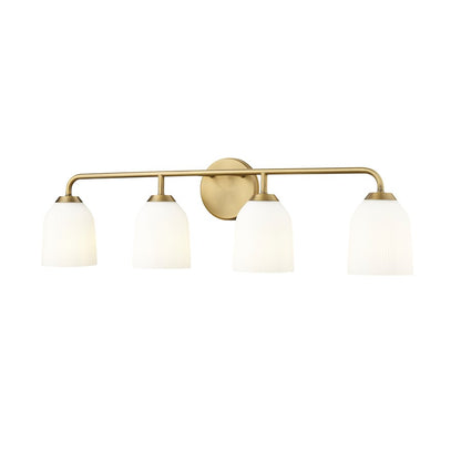 Millennium Lighting Norah 4Lt Vanity, Vintage Brass
