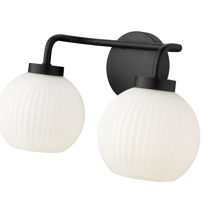 Millennium Lighting Oprah 2Lt Vanity, Black