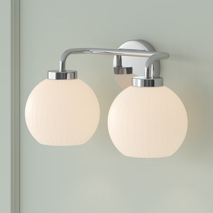 Millennium Lighting Oprah 2Lt Vanity, Polished Nickel