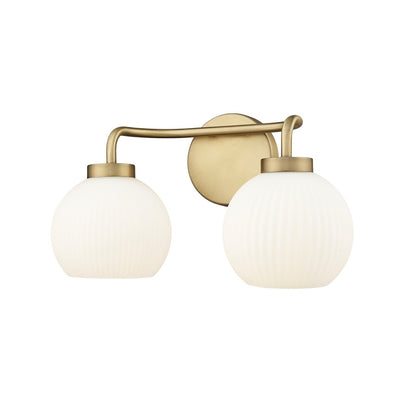 Millennium Lighting Oprah 2Lt Vanity, Vintage Brass