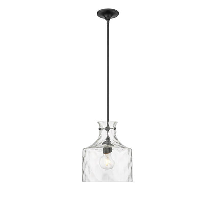 Millennium Lighting Santorini 1Lt Pendant, Black - 22601-MB
