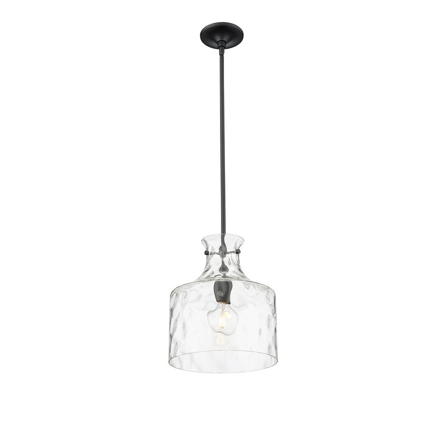 Millennium Lighting Santorini 1Lt Pendant, Black