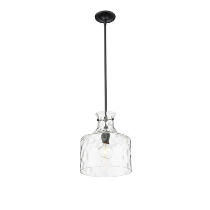 Millennium Lighting Santorini 1Lt Pendant, Black