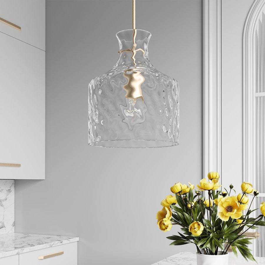 Millennium Lighting Santorini 1Lt Pendant, Modern Gold