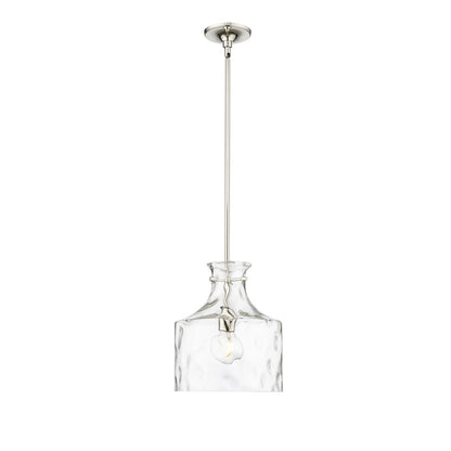 Millennium Lighting Santorini 1Lt Pendant, Polished Nickel - 22601-PN