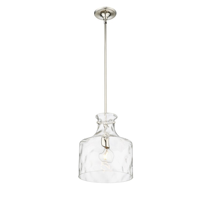 Millennium Lighting Santorini 1Lt Pendant, Polished Nickel