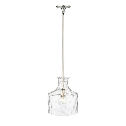 Millennium Lighting Santorini 1Lt Pendant, Polished Nickel