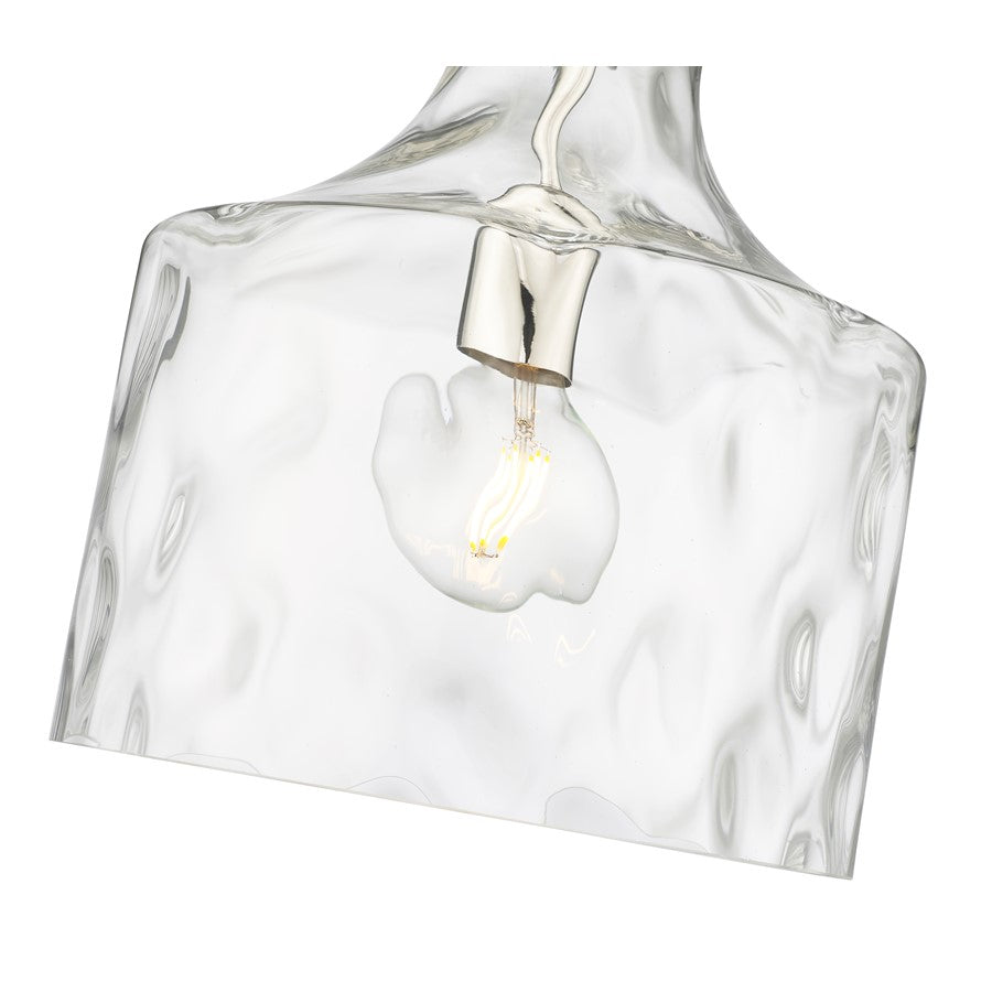 Millennium Lighting Santorini 1Lt Pendant, Polished Nickel