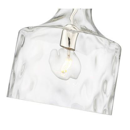 Millennium Lighting Santorini 1Lt Pendant, Polished Nickel