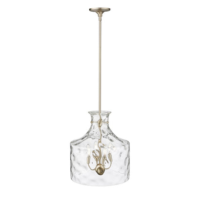Millennium Lighting Santorini 4Lt Pendant, Modern Gold