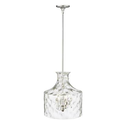 Millennium Lighting Santorini 4Lt Pendant, Polished Nickel