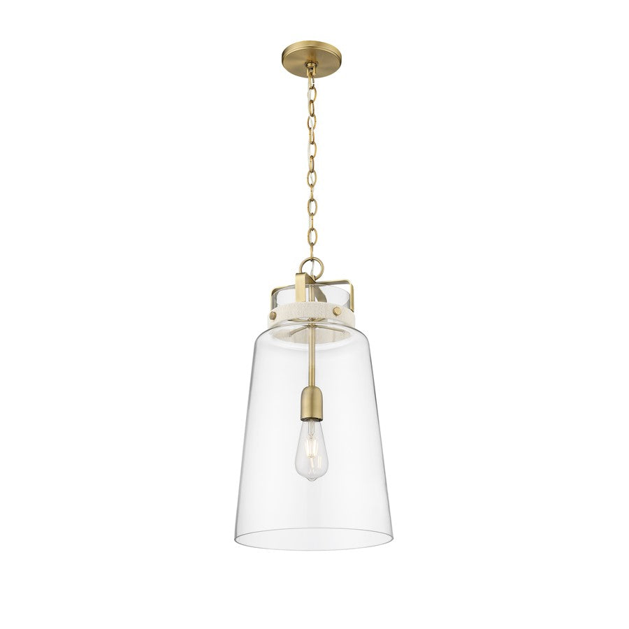 Millennium Lighting Lolla 1Lt Pendant, Vintage Brass