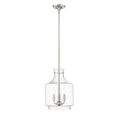 Millennium Lighting Mahannah 3Lt Pendant, Brushed Nickel - 22803-BN