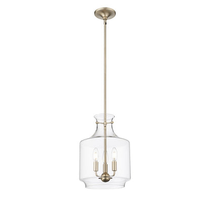 Millennium Lighting Mahannah 3Lt Pendant, Modern Gold