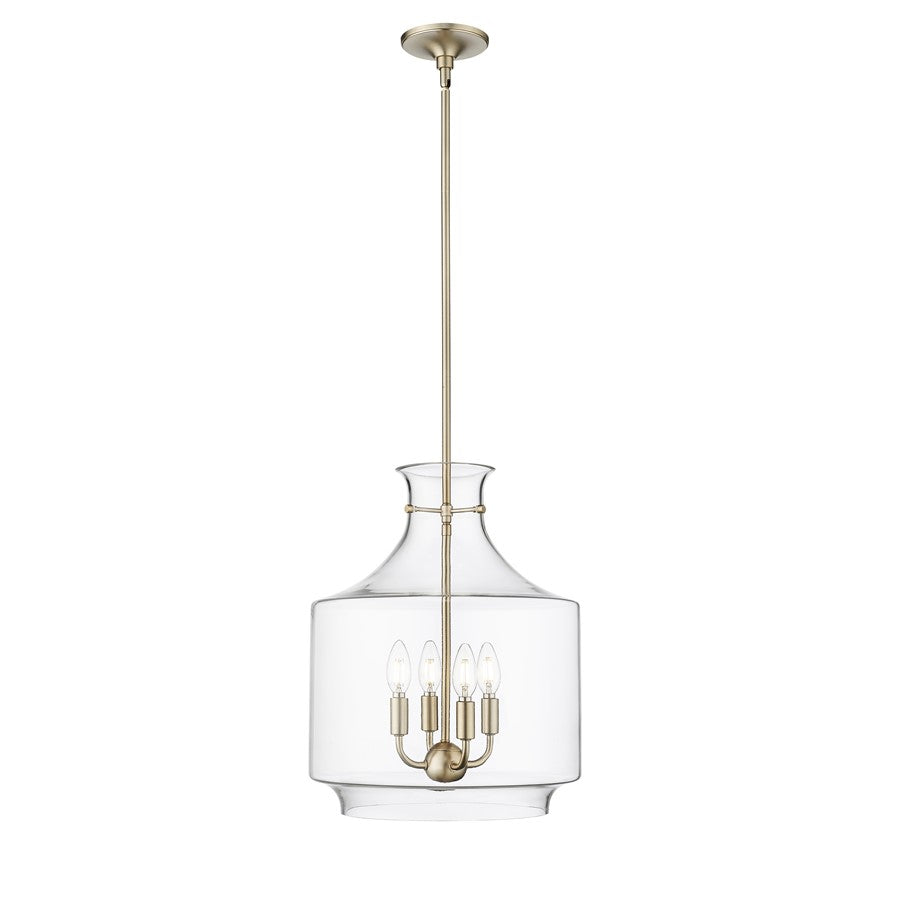 Millennium Lighting Mahannah 4Lt Pendant, Modern Gold - 22804-MG