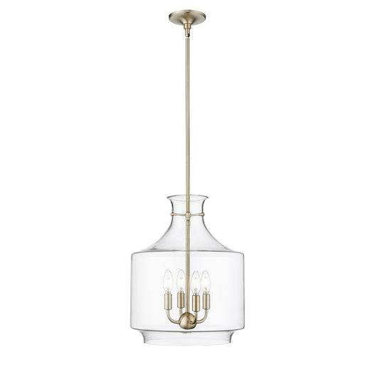 Millennium Lighting Mahannah 4Lt Pendant, Modern Gold - 22804-MG