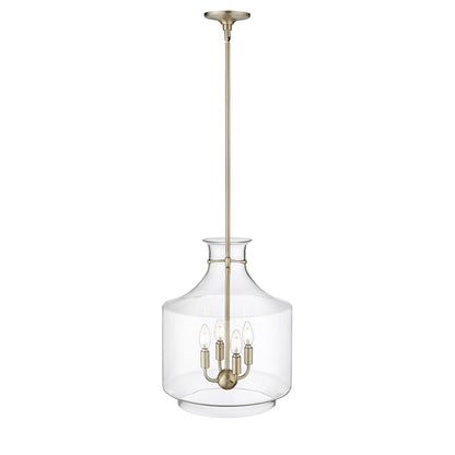 Millennium Lighting Mahannah 4Lt Pendant, Modern Gold