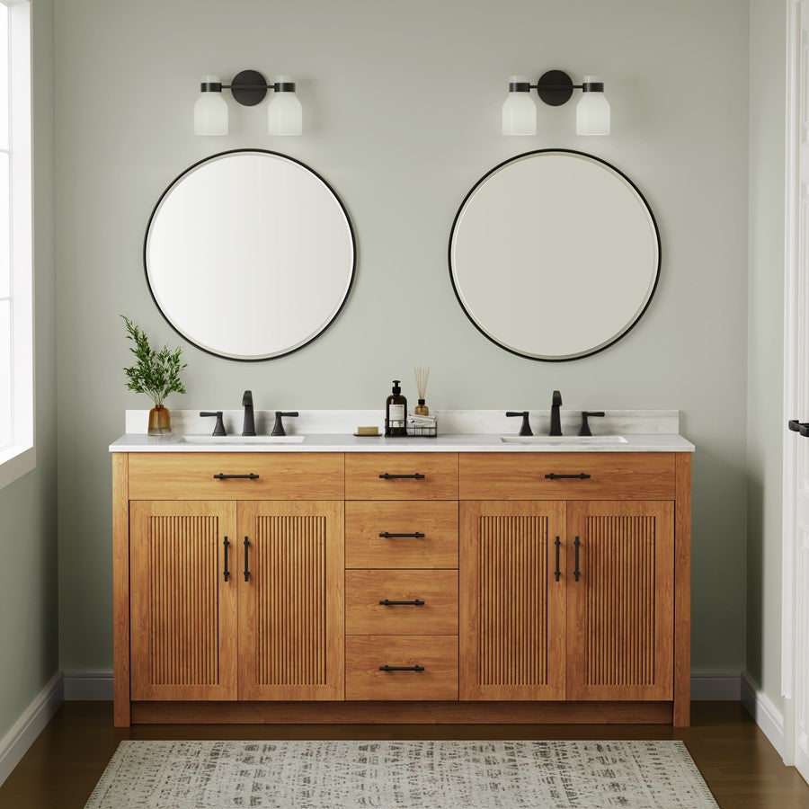 Millennium Lighting Corella 2Lt Vanity, Black