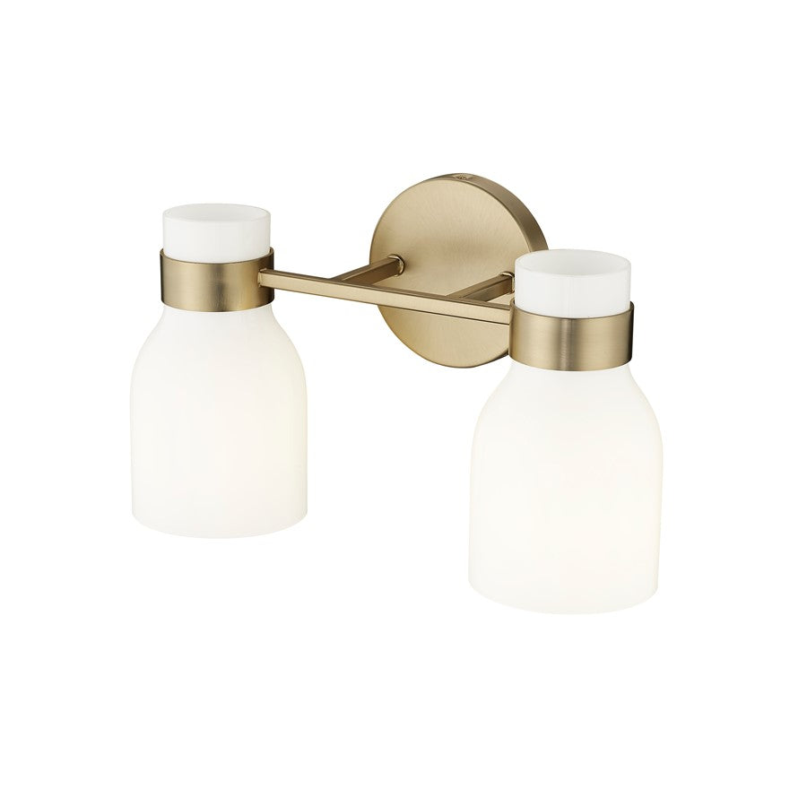 Millennium Lighting Corella 2Lt Vanity, Modern Gold