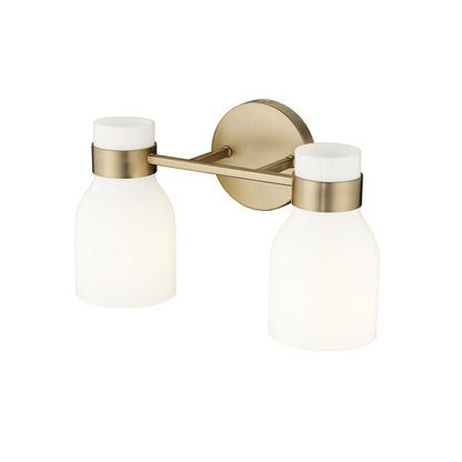 Millennium Lighting Corella 2Lt Vanity, Modern Gold