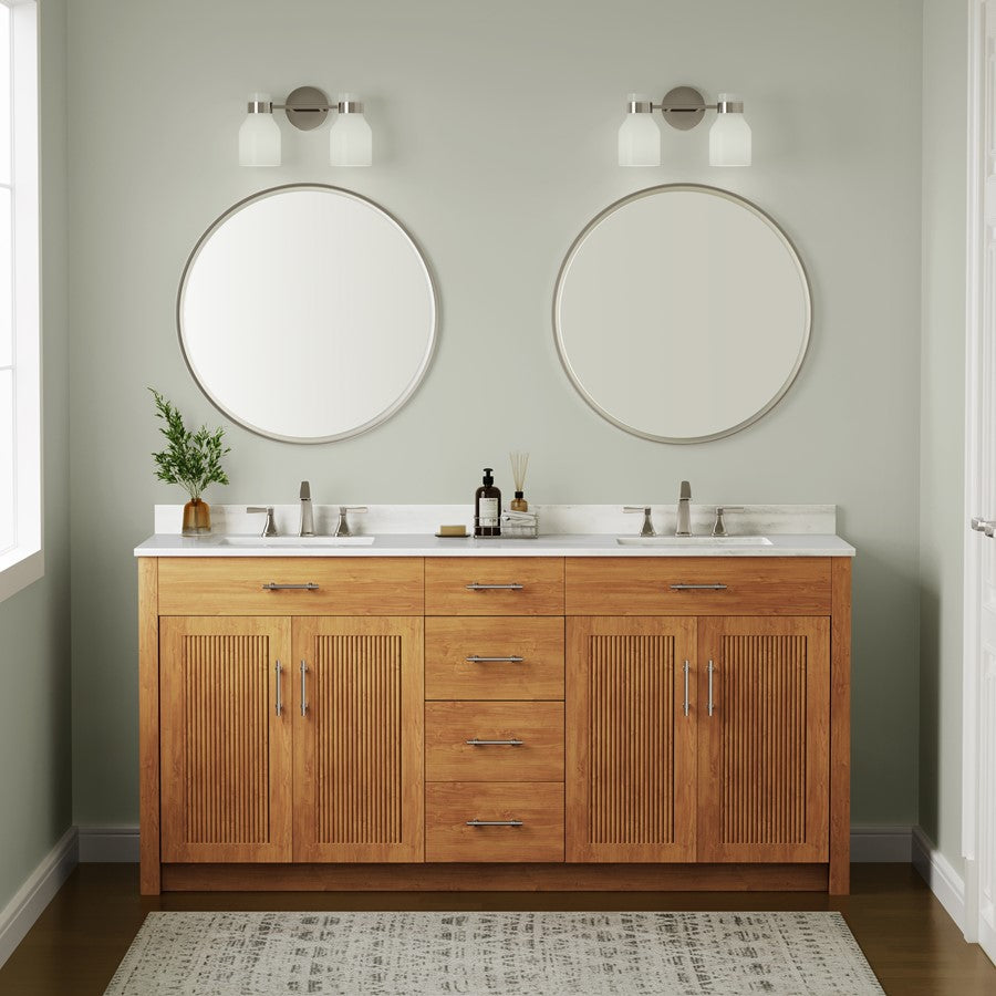 Millennium Lighting Corella 2Lt Vanity, Polished Nickel