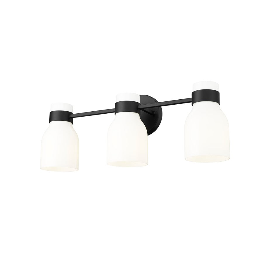 Millennium Lighting Corella 3Lt Vanity, Black