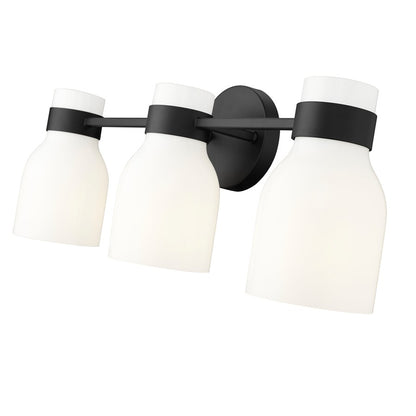 Millennium Lighting Corella 3Lt Vanity, Black