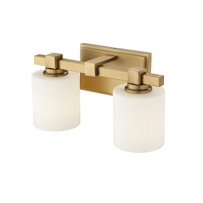 Millennium Lighting 2Lt Vanity, Vintage Brass