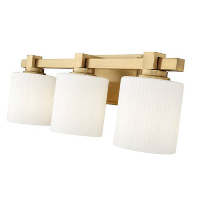 Millennium Lighting 3Lt Vanity, Vintage Brass