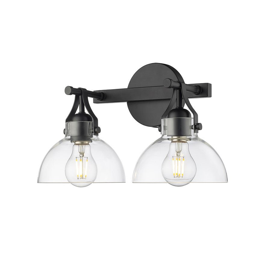 Millennium Lighting 2Lt 15" Vanity, Black