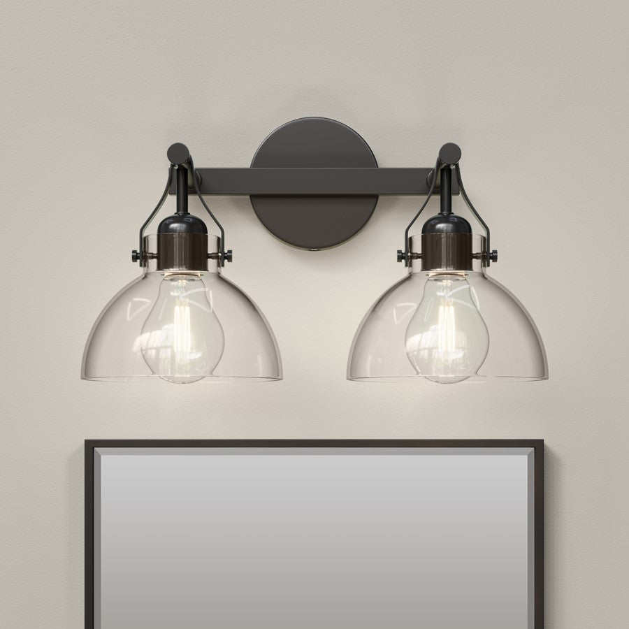 Millennium Lighting 2Lt 15" Vanity, Black