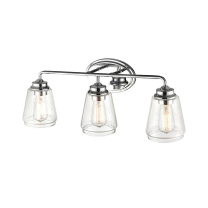 Bathroom Vanity Light, Clear Seeded